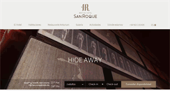 Desktop Screenshot of hotelsanroque.com