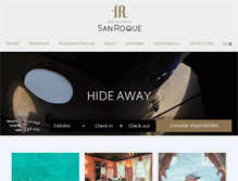 Tablet Screenshot of hotelsanroque.com